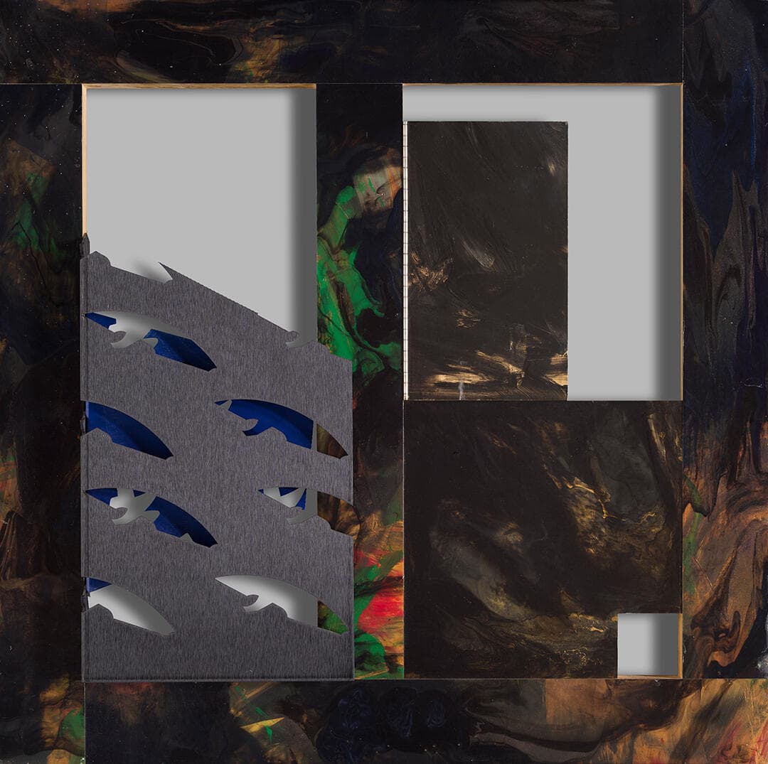 Black and Golden Door