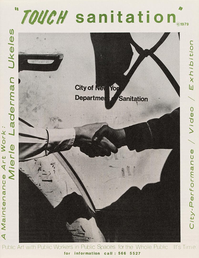 Artist's Letter of Invitation Sent to Every Sanitation Worker with Performance Itinerary for 10 Sweeps in All 59 Districts in New York City