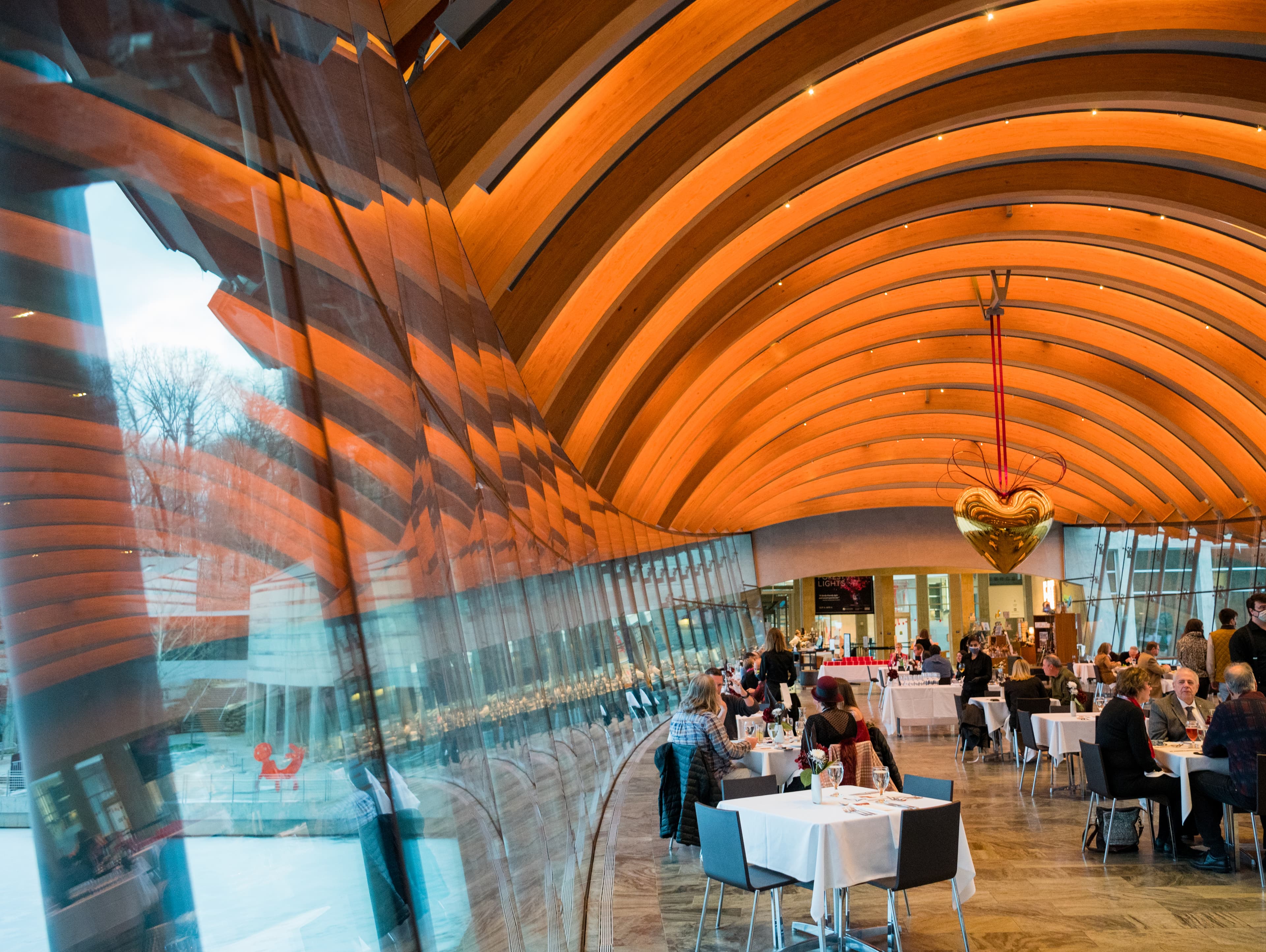 People dining in Eleven restaurant